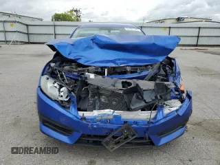 2018 Honda Civic LX with VIN 2HGFC2F54JH523651, listed as a Copart auction lot 51347155 with 61,839 mi miles and Salvage Title. Bid and sale history available at DreamBid. Image 5.