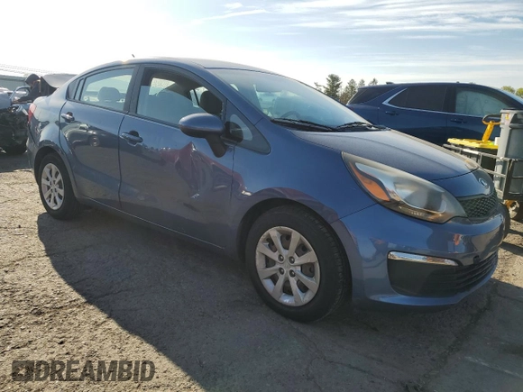 2016 Kia Rio LX with VIN KNADM4A30G6684798, listed as a Copart auction lot 54304005 with 49,719 mi miles and Salvage Title. Bid and sale history available at DreamBid. Image 4.