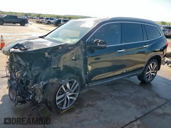 2017 Honda Pilot Elite with VIN 5FNYF6H04HB023609, listed as a Copart auction lot 52235425 with 107,997 mi miles and Salvage Title. Bid and sale history available at DreamBid. Image 1.