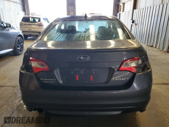 2017 Subaru Legacy Premium with VIN 4S3BNAC62H3021555, listed as a Copart auction lot 54013085 with 111,103 mi miles and Salvage title. Bid and sale history available at DreamBid. Image 6.