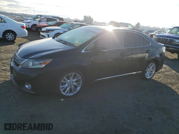 2010 Lexus HS 250h with VIN JTHBB1BA6A2016240, listed as a Copart auction lot 80998784 with 156,695 mi miles and Clean Title. Bid and sale history available at DreamBid. Image 1.