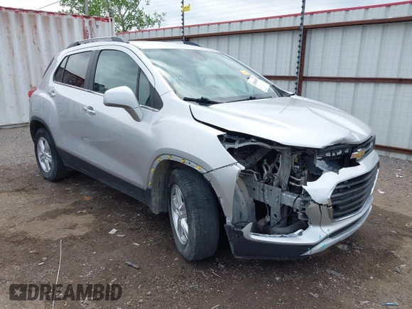 2017 Chevrolet Trax LT with VIN KL7CJLSB3HB085536, listed as a IAAI auction lot 42066819 with 141,106 mi miles and . Bid and sale history available at carsss.com. Image 1.