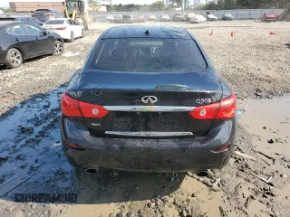 2017 Infiniti Q50 2.0t Sport with VIN JN1CV7AR2HM680236, listed as a Copart auction lot 71917884 with 84,212 mi miles and Salvage Title. Bid and sale history available at carsss.com. Image 6.
