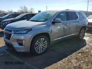 2023 Chevrolet Traverse High Country with VIN 1GNEVNKW9PJ311685, listed as a Copart auction lot 46039645 with 11,282 mi miles and Salvage title. Bid and sale history available at DreamBid. Image 1.