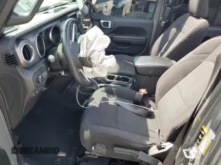 2022 Jeep Wrangler Unlimited Rubicon with VIN 1C4JJXR69NW206276, listed as a Copart auction lot 55247595 with 39,273 mi miles and Salvage title. Bid and sale history available at DreamBid. Image 7.