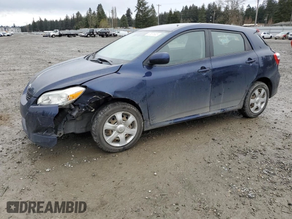 2009 Toyota Matrix with VIN 2T1KU40E29C181590, listed as a Copart auction lot 50651605 with 113,382 mi miles and Salvage Title. Bid and sale history available at carsss.com. Image 1.