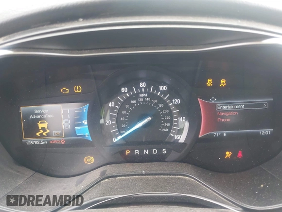 2020 Ford Fusion Titanium with VIN 3FA6P0D99LR138127, listed as a IAAI auction lot 42439024 with 128,792 mi miles and . Bid and sale history available at DreamBid. Image 7.