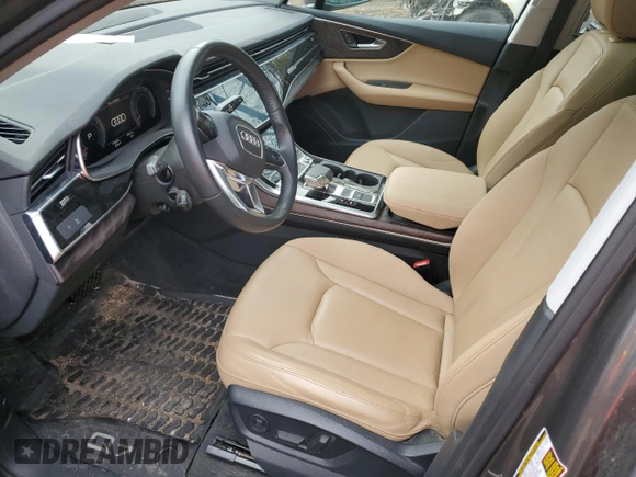 2020 Audi Q7 Premium with VIN WA1AXAF71LD001742, listed as a Copart auction lot 71186783 with 45,838 mi miles. Bid and sale history available at carsss.com. Image 7.