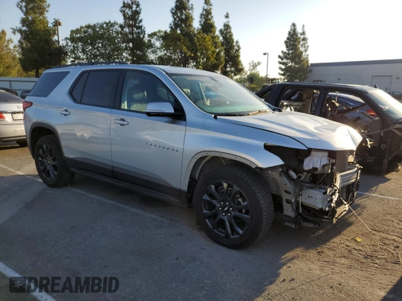 2018 Chevrolet Traverse RS with VIN 1GNERJKX1JJ254511, listed as a Copart auction lot 72383864 with 91,640 mi miles and Salvage Title. Bid and sale history available at carsss.com. Image 4.
