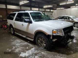 2013 Ford Expedition EL XLT with VIN 1FMJK1J57DEF27598, listed as a Copart auction lot 87609345 with 192,345 mi miles and Salvage Title. Bid and sale history available at carsss.com. Image 4.