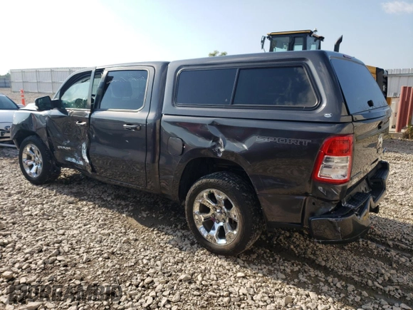 2020 Ram 1500 Big Horn with VIN 1C6SRFFM3LN323615, listed as a Copart auction lot 65014024 with 90,808 mi miles and Salvage Title. Bid and sale history available at carsss.com. Image 2.