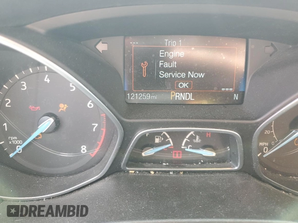2017 Ford Focus SE с VIN 1FADP3F28HL279950, выставлен на аукционе Copart как лот 56398325 с пробегом 121 259 миль миль и Списание • Salvage title. История ставок и продаж доступна на DreamBid. Изображение 9.