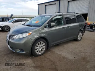 2014 Toyota Sienna LE with VIN 5TDJK3DC4ES085384, listed as a Copart auction lot 60375125 with 81,696 mi miles and Salvage title. Bid and sale history available at DreamBid. Image 1.