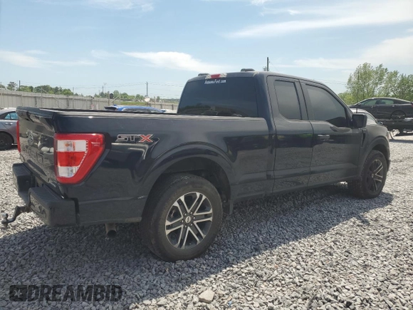 2023 Ford F-150 XL with VIN 1FTEX1CP9PKD55408, listed as a Copart auction lot 53890275 with Not provided miles and Salvage title. Bid and sale history available at DreamBid. Image 3.