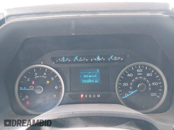 2017 Ford F-150 XL with VIN 1FTEX1CG9HKD76051, listed as a IAAI auction lot 41673314 with 236,509 mi miles and . Bid and sale history available at DreamBid. Image 7.