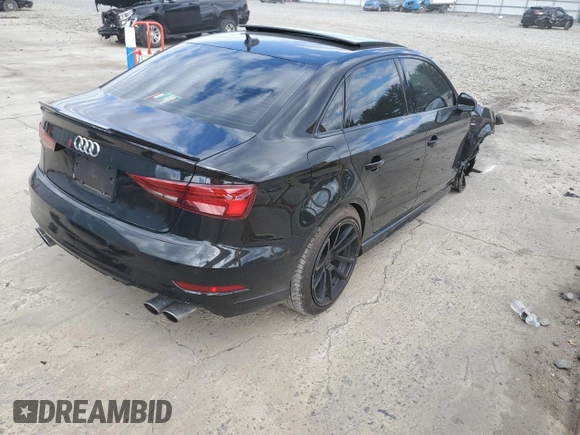 2020 Audi A3 S line Premium Plus with VIN WAUJEGFF0LA103649, listed as a Copart auction lot 60234924 with 32,910 mi miles and Salvage Title. Bid and sale history available at DreamBid. Image 3.