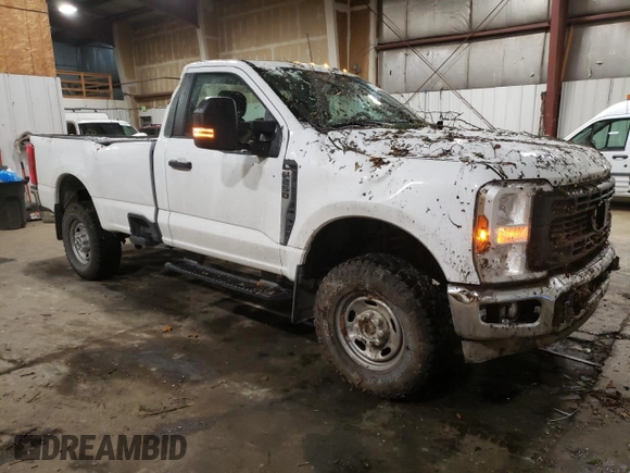 2024 Ford F-250 XL with VIN 1FTBF2BA6RED28824, listed as a Copart auction lot 43446825 with 3,777 mi miles and Salvage title. Bid and sale history available at DreamBid. Image 4.
