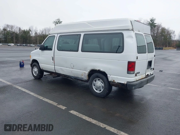 2005 Ford Econoline Cargo with VIN 1FTNE24W25HA14010, listed as a IAAI auction lot 41947382 with Not provided miles and . Bid and sale history available at DreamBid. Image 3.