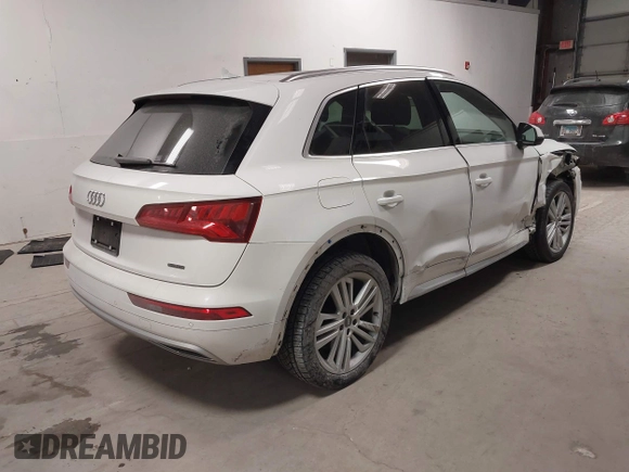 2020 Audi Q5 Premium Plus with VIN WA1BNAFY9L2020361, listed as a IAAI auction lot 41294532 with 41,661 mi miles. Bid and sale history available at carsss.com. Image 4.
