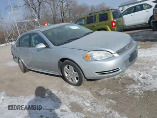2014 Chevrolet Impala LT with VIN 2G1WB5E38E1100694, listed as a IAAI auction lot 41351366 with 132,875 mi miles and . Bid and sale history available at DreamBid. Image 1.