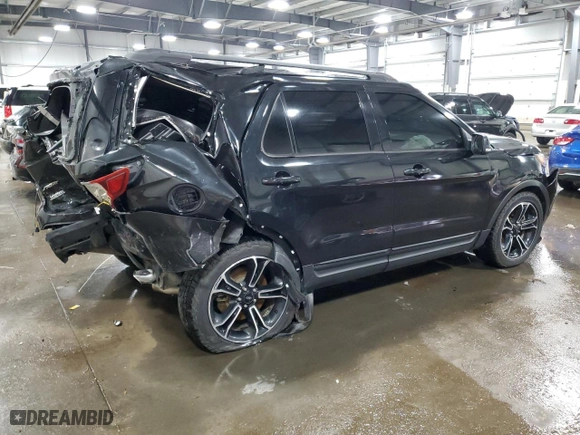 2015 Ford Explorer Sport with VIN 1FM5K8GT8FGB22633, listed as a Copart auction lot 60261644 with 107,797 mi miles and Non Repairable. Bid and sale history available at carsss.com. Image 3.