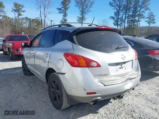2009 Nissan Murano SL with VIN JN8AZ18U59W001294, listed as a IAAI auction lot 41695530 with 218,194 mi miles. Bid and sale history available at carsss.com. Image 3.