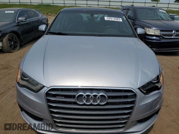 2016 Audi A3 2.0T Premium with VIN WAUB8GFF1G1053961, listed as a Copart auction lot 52913583 with 130,061 mi miles. Bid and sale history available at carsss.com. Image 5.