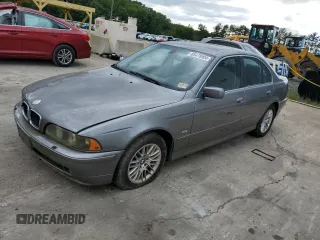 2002 BMW 5 Series 530iA with VIN WBADT634X2CK25809, listed as a Copart auction lot 68478904 with 0 mi miles and Clean Title. Bid and sale history available at carsss.com. Image 1.