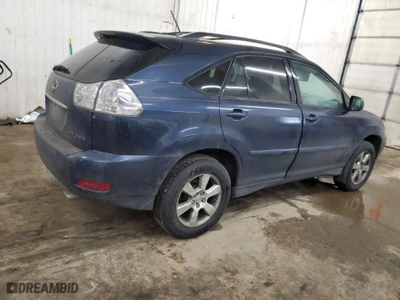 2007 Lexus RX 350 with VIN 2T2HK31U07C008594, listed as a Copart auction lot 46863475 with 161,069 mi miles and Salvage Title. Bid and sale history available at carsss.com. Image 3.