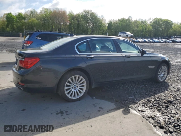 2012 BMW 7 Series 750Li xDrive with VIN WBAKC8C59CC437632, listed as a Copart auction lot 55965025 with 170,255 mi miles and Clean title. Bid and sale history available at DreamBid. Image 3.