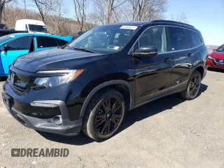 2021 Honda Pilot Special Edition with VIN 5FNYF6H20MB073919, listed as a Copart auction lot 50906825 with 0 mi miles and Salvage Title. Bid and sale history available at carsss.com. Image 1.