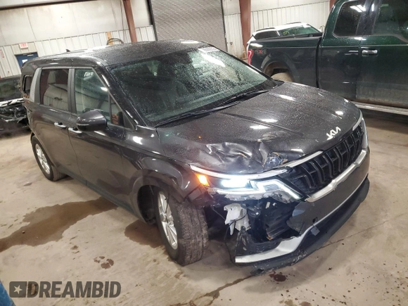 2023 Kia Carnival LX with VIN KNDNB4H34P6261760, listed as a Copart auction lot 86869324 with 47,922 mi miles and Non Repairable. Bid and sale history available at DreamBid. Image 4.