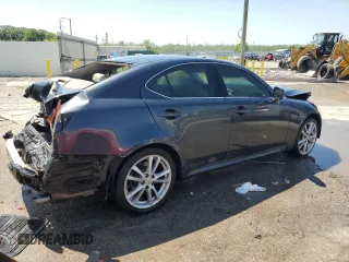 2006 Lexus IS 250 with VIN JTHBK262665019069, listed as a Copart auction lot 53447695 with 181,359 mi miles and Salvage title. Bid and sale history available at DreamBid. Image 3.