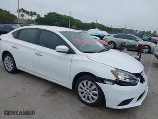 2017 Nissan Sentra SV with VIN 3N1AB7AP8HL674966, listed as a IAAI auction lot 41883884 with 96,597 mi miles. Bid and sale history available at carsss.com. Image 1.