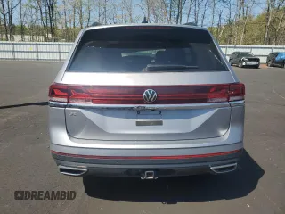 2024 Volkswagen Atlas SE with VIN 1V2WR2CA4RC567340, listed as a Copart auction lot 54665765 with 24,743 mi miles and Salvage title. Bid and sale history available at DreamBid. Image 6.