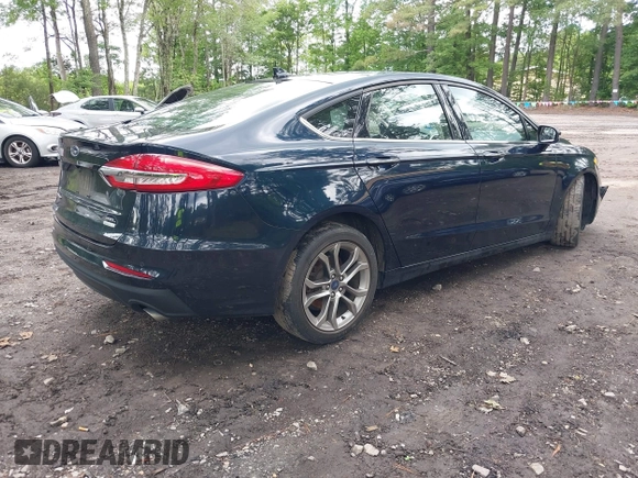 2020 Ford Fusion SEL with VIN 3FA6P0CD1LR180409, listed as a IAAI auction lot 42384311 with 39,163 mi miles and . Bid and sale history available at DreamBid. Image 4.