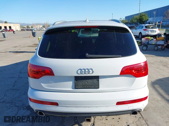 2014 Audi Q7 3.0L TDI Prestige with VIN WA1VMAFEXED008703, listed as a IAAI auction lot 41689471 with 49,658 mi miles. Bid and sale history available at carsss.com. Image 16.