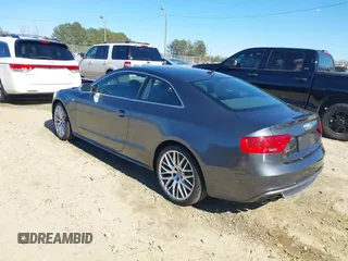 2015 Audi S5 Premium Plus with VIN WAUCGAFR0FA016333, listed as a IAAI auction lot 41791187 with 95,987 mi miles. Bid and sale history available at carsss.com. Image 3.