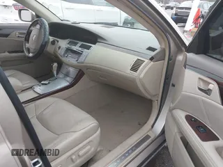 2008 Toyota Avalon XL with VIN 4T1BK36BX8U261553, listed as a IAAI auction lot 41382471 with 148,013 mi miles and . Bid and sale history available at carsss.com. Image 5.