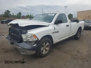 2016 Ram 1500 Tradesman with VIN 3C6JR7DT9GG262927, listed as a Copart auction lot 54697925 with 144,509 mi miles and Salvage title. Bid and sale history available at DreamBid. Image 1.