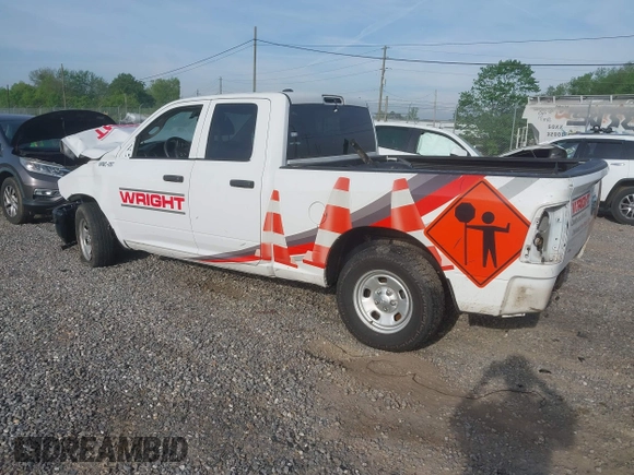 2021 Ram 1500 Tradesman with VIN 1C6RR6FG0MS598371, listed as a IAAI auction lot 42153876 with 69,620 mi miles and . Bid and sale history available at DreamBid. Image 3.