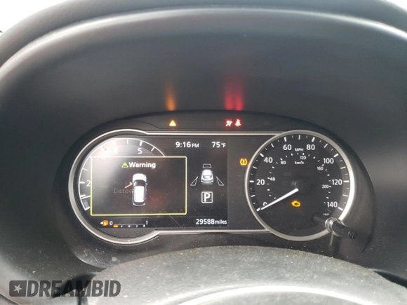 2020 Nissan Kicks SR with VIN 3N1CP5DV1LL484377, listed as a Copart auction lot 51981925 with 29,588 mi miles and Salvage Title. Bid and sale history available at carsss.com. Image 9.