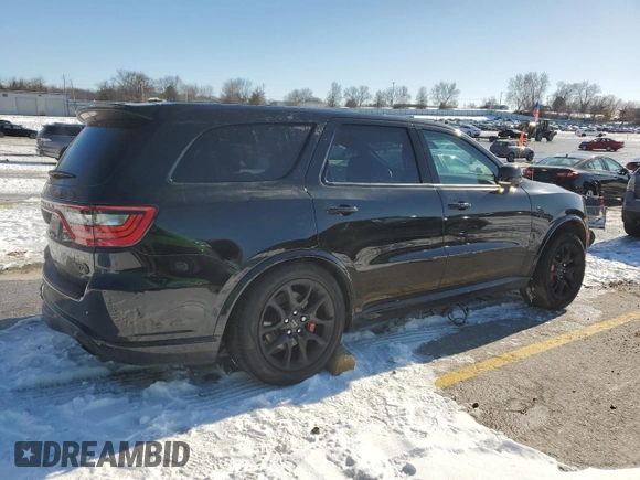 2023 Dodge Durango SRT Hellcat Premium with VIN 1C4SDJH9XPC689284, listed as a Copart auction lot 46410605 with 14,253 mi miles and Salvage Title. Bid and sale history available at DreamBid. Image 3.