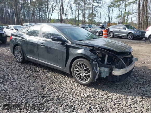 2014 Hyundai Azera Limited with VIN KMHFH4JG0EA368973, listed as a IAAI auction lot 41656545 with 108,631 mi miles and . Bid and sale history available at carsss.com. Image 1.