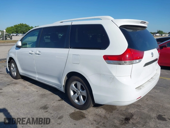2012 Toyota Sienna with VIN 5TDKA3DC5CS011220, listed as a IAAI auction lot 41770493 with 199,266 mi miles and . Bid and sale history available at DreamBid. Image 3.