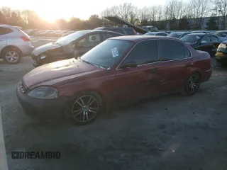 1999 Honda Civic LX z VIN 1HGEJ6677XL048664, wystawiony jako Copart lot #42735505 z przebiegiem 176 324 mil mil oraz Nie do naprawy • Non repairable. Historia ofert i sprzedaży dostępna na DreamBid. Obrazek 1.