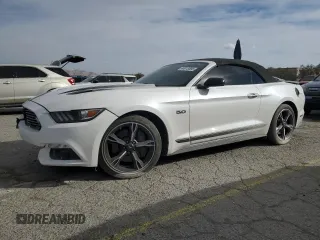 2017 Ford Mustang GT Premium with VIN 1FATP8FF7H5210716, listed as a Copart auction lot 44013595 with 49,092 mi miles and Salvage Title. Bid and sale history available at carsss.com. Image 1.