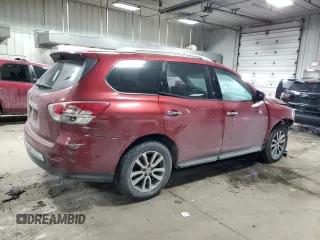 2016 Nissan Pathfinder S with VIN 5N1AR2MN5GC640155, listed as a Copart auction lot 51290005 with Not Provided miles and Non Repairable. Bid and sale history available at carsss.com. Image 3.