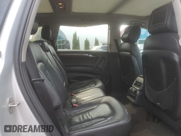 2007 Audi Q7 Premium with VIN WA1BY74L67D085907, listed as a Copart auction lot 59159385 with 181,303 mi miles and Salvage title. Bid and sale history available at DreamBid. Image 11.