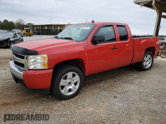 2008 Chevrolet Silverado 1500 1LT with VIN 1GCEC19J48Z241615, listed as a Copart auction lot 50070125 with 157,013 mi miles and Salvage Title. Bid and sale history available at DreamBid. Image 1.